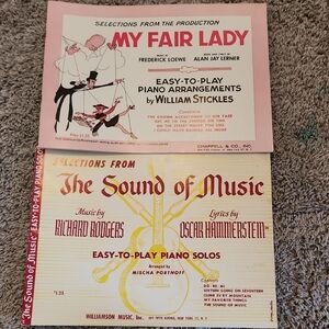 My Fair Lady And Sound Of Music Musical Sheet Music Easy-to-Play Piano Solos
